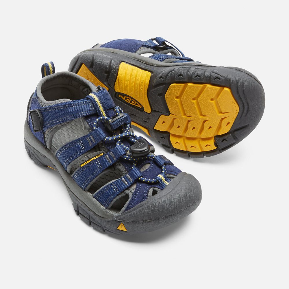 Sandalias Keen Mexico Azules/Grises - Niños Newport H2 - LE6278931